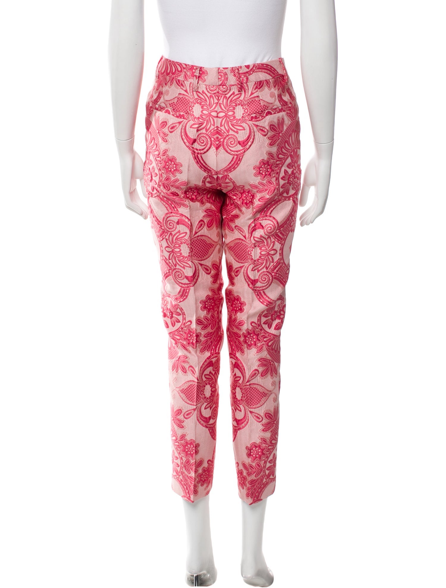 Etro Printed Straight Leg Pants